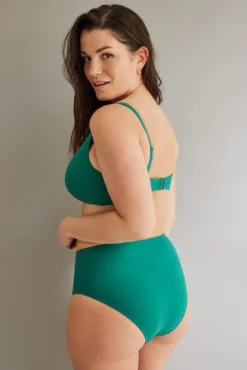 Top bikini halter arandela verde