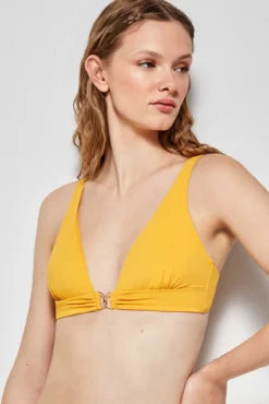 Top bikini triangular