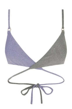 Top bikini verde brillante