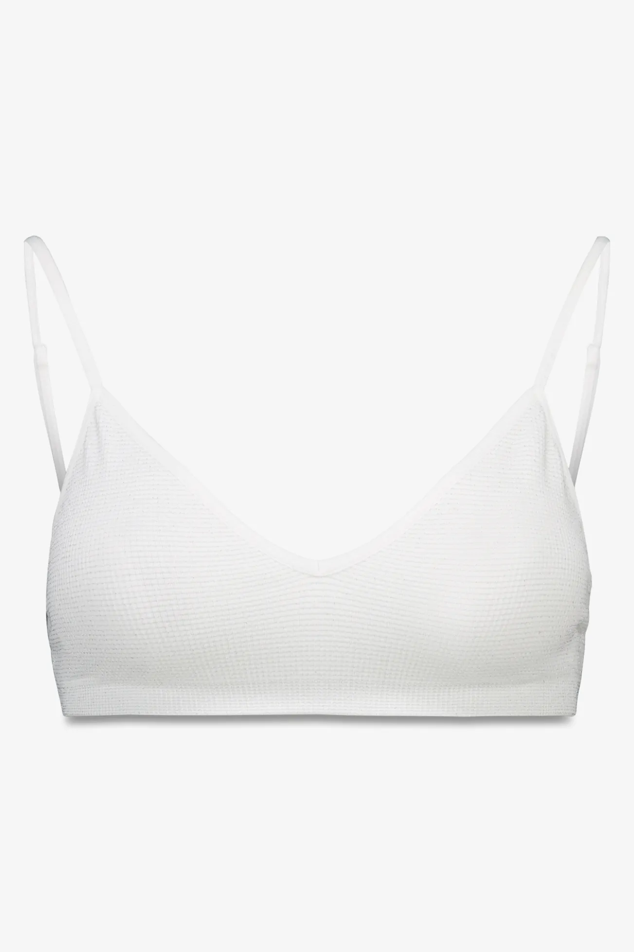 Top canalé seamless blanco lurex