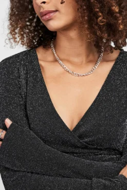 Top corto con lurex