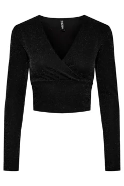 Top corto con lurex