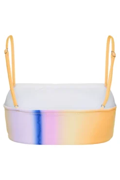 Top de bikini bandeau estamapado