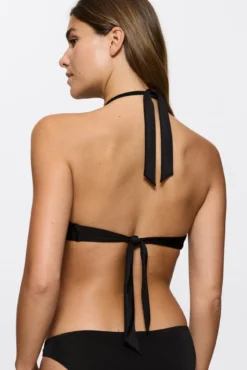 Top de bikini con aro brillo