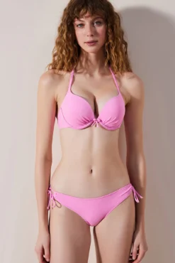 Top de bikini rosa claro Hazelle Up