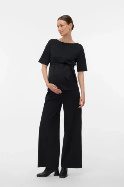 Top de manga corta maternity