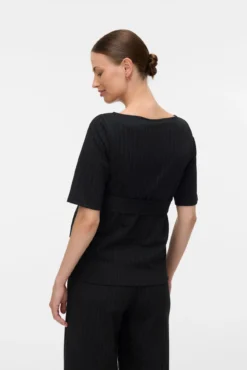 Top de manga corta maternity