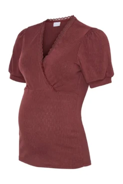 Top de manga corta maternity y lactancia