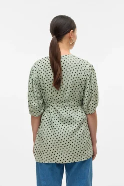 Top de manga corta maternity y lactancia