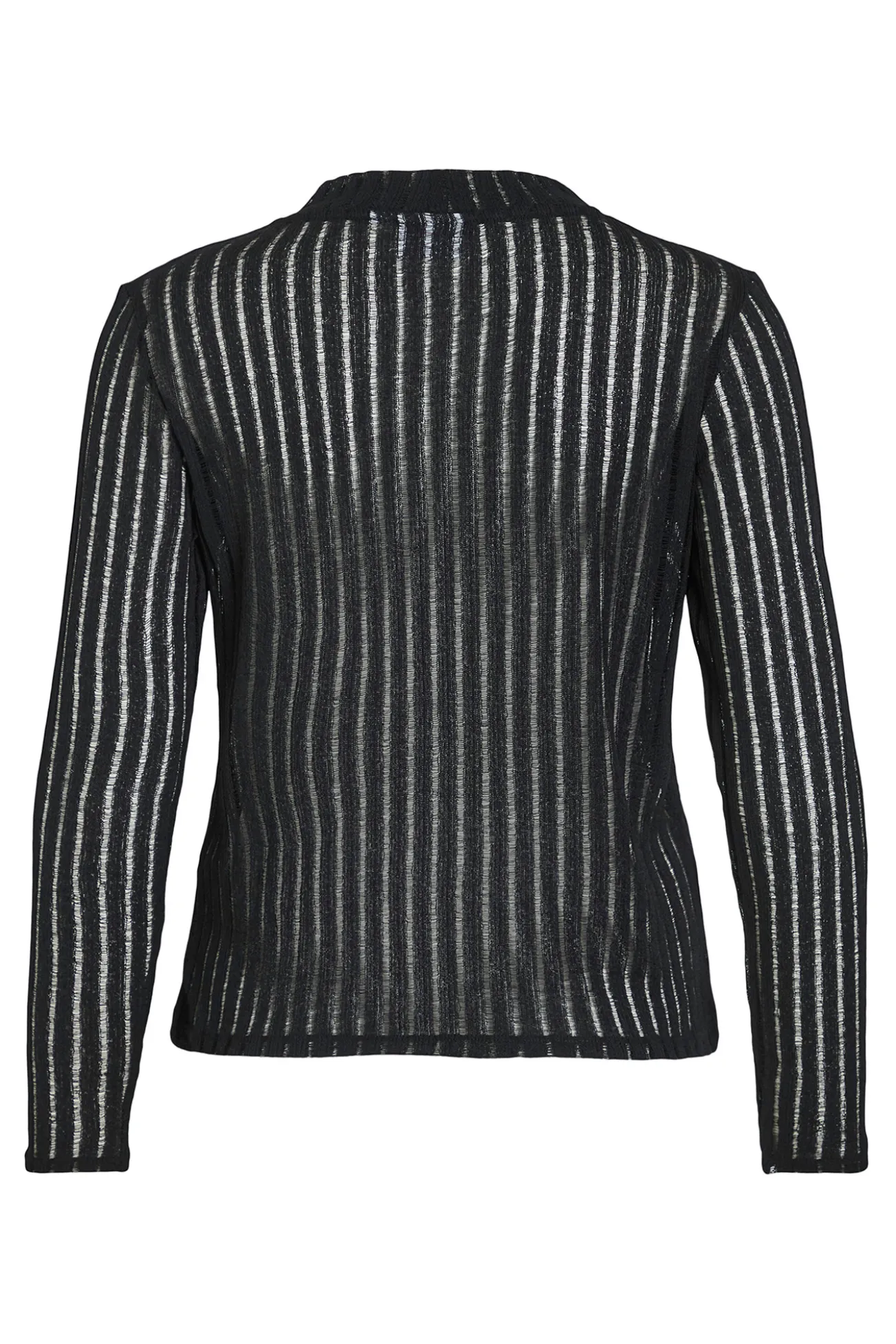 Top de manga larga con transparencias
