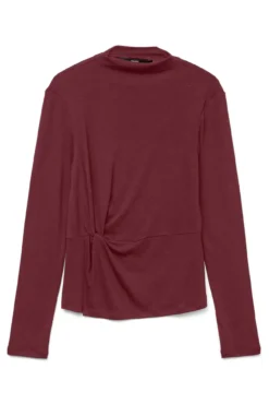 Top de manga larga cuello Perkins