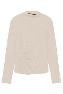 Top de manga larga cuello Perkins