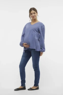 Top de manga larga maternity