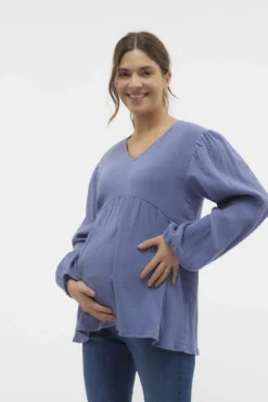 Top de manga larga maternity