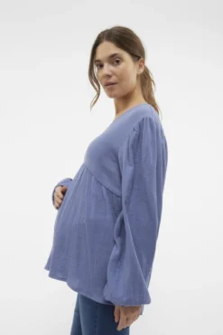 Top de manga larga maternity