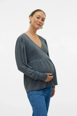 Top de manga larga maternity y lactancia