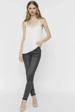 Top de mujer sin mangas estilo lencero