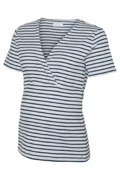 Top de punto maternity lactancia