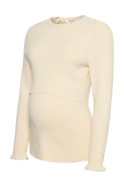 Top de punto maternity y lactancia