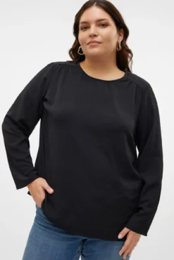 Top encaje en la espalda talla grande