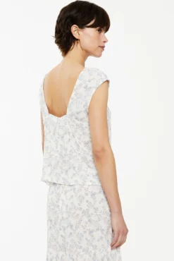 Top estampado floral