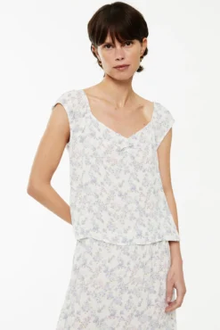 Top estampado floral