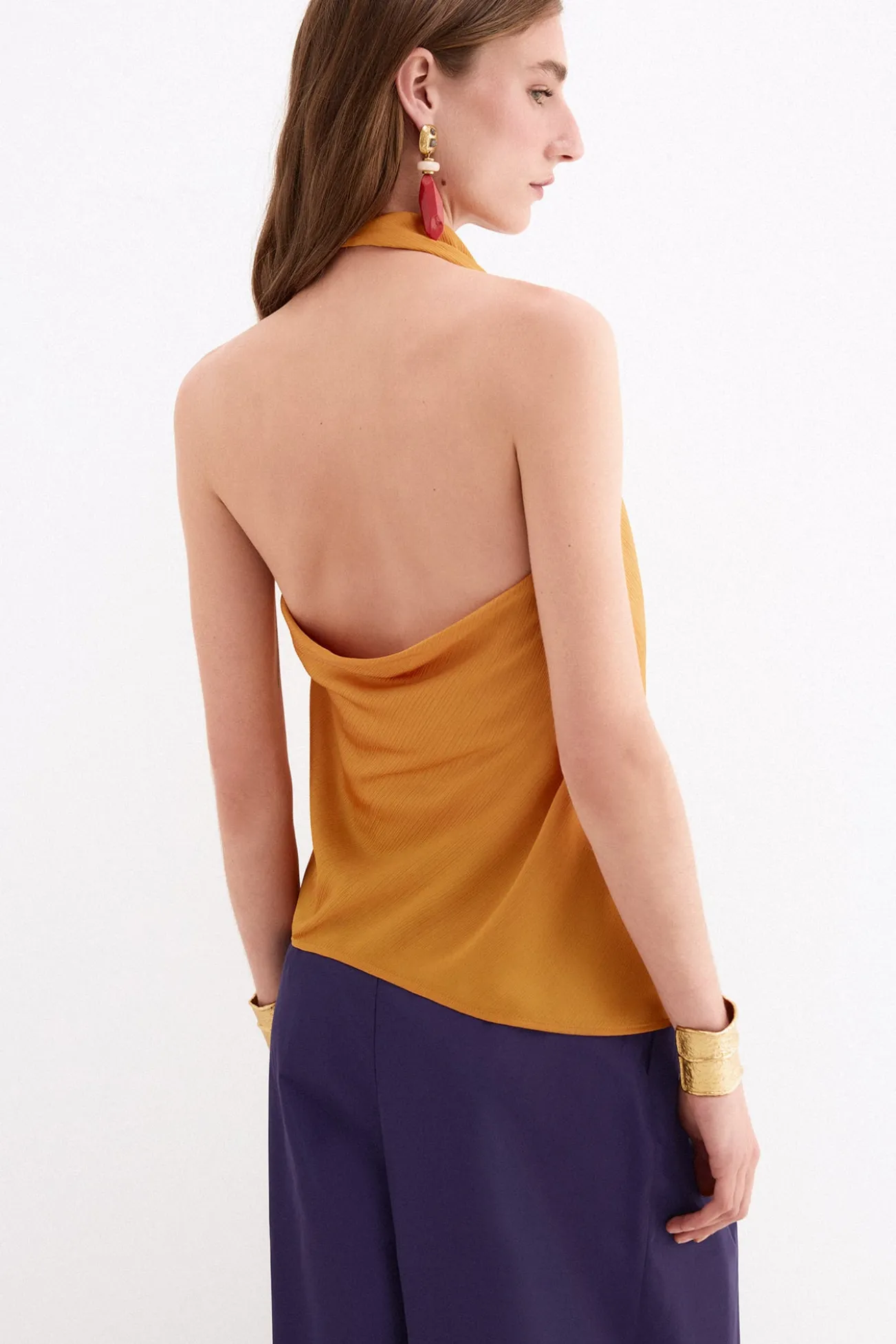 Top halter desfile