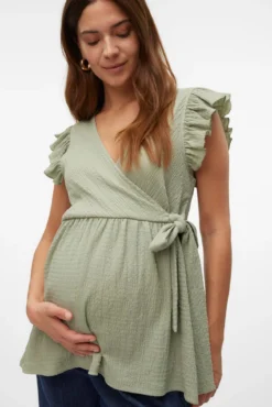 Top manga corta maternity y lactancia