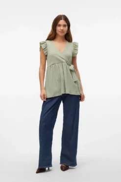 Top manga corta maternity y lactancia
