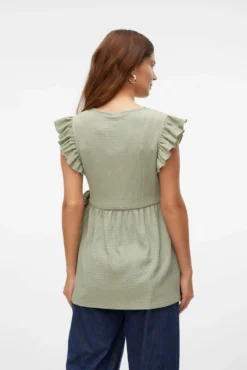Top manga corta maternity y lactancia