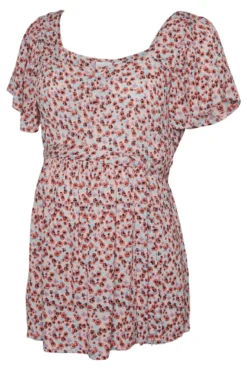 Top manga corta maternity y lactancia