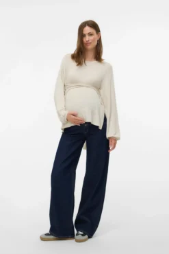 Top manga larga maternity y lactancia