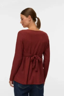 Top manga larga maternity y lactancia