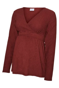 Top manga larga maternity y lactancia