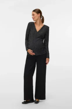 Top manga larga maternity y lactancia