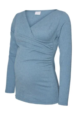 Top manga larga maternity y lactancia