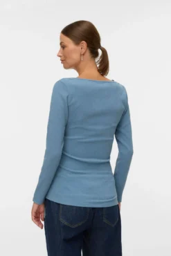 Top manga larga maternity y lactancia