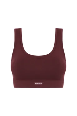 Top reversible LOVELYsin costuras granate