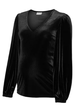 Top terciopelo maternity