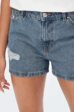 Vaquero corto Mom Fit