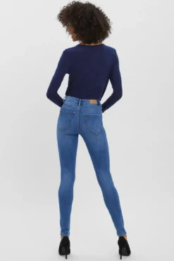 Vaquero skinny de mujer con cintura alta