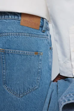 Vaquero wide leg lavado medio