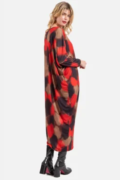 Vestido ancho estampado