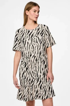 Vestido animal print