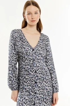 Vestido animal print