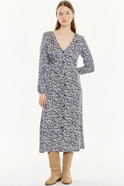 Vestido animal print