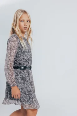 Vestido animal print niña