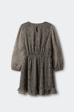 Vestido animal print niña
