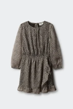Vestido animal print niña