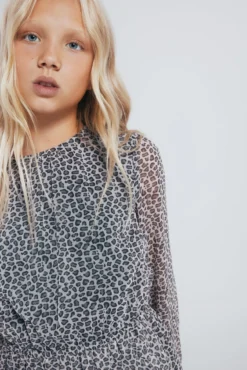 Vestido animal print niña